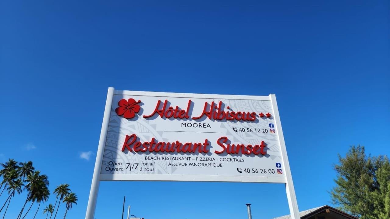 Hotel Hibiscus Papetoai Екстер'єр фото